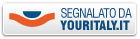Logo di segnalazione di Youritaly.it con colori blu e arancione.